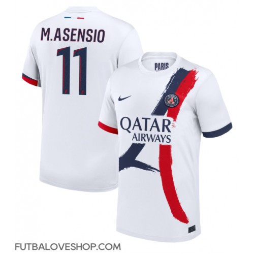 Dres Paris Saint-Germain Marco Asensio #11 Preč 2024-25 Krátky Rukáv